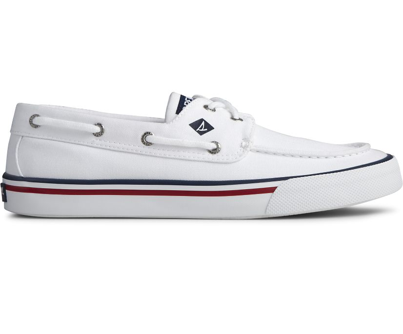 Sperry Bahama II Nautical Sneakers - Men's Sneakers - White [VI4265708] Sperry Top Sider Ireland